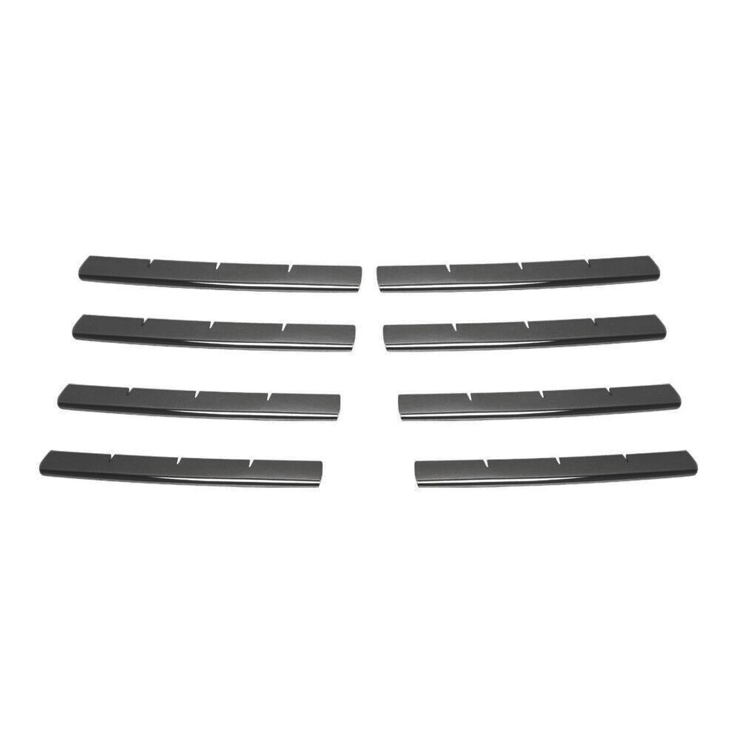 Grilă radiator VW Transporter T5 2003-2009, crom închis, 8 benzi