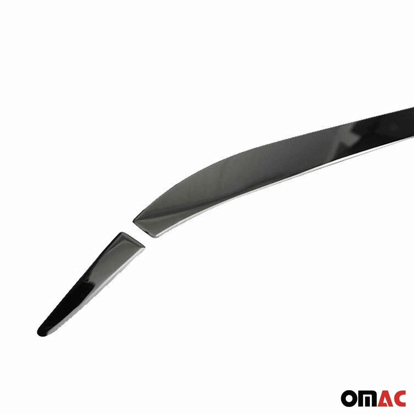 Bandă decorativă portbagaj, bandă decorativă spate pentru Jeep Renegade 2014-2024, oțel inoxidabil, culoare închisă, set 3 piese