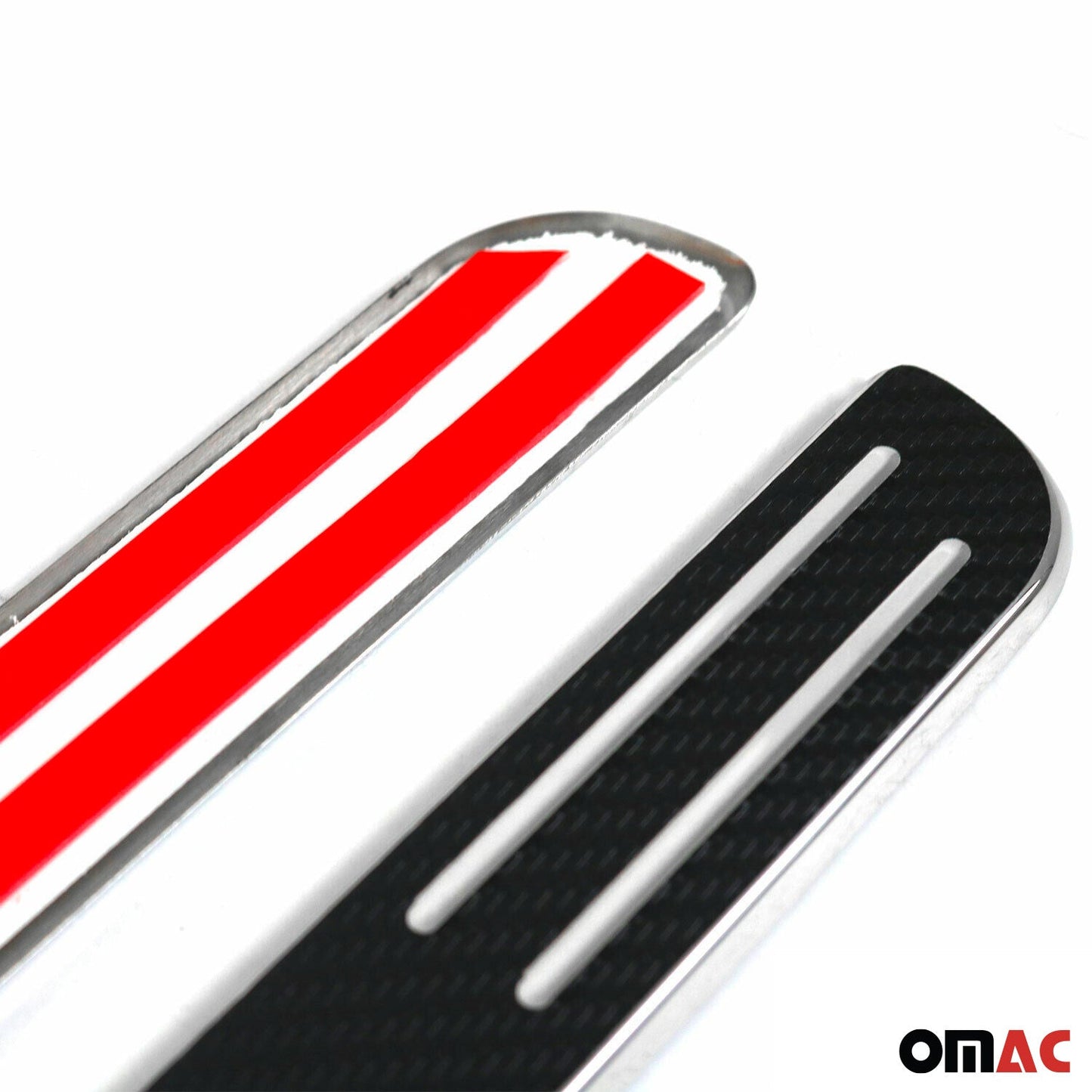 Einstiegsleisten Türschweller Sport für BMW 1er 2011-2025 Chrom Kohlefaserfolien