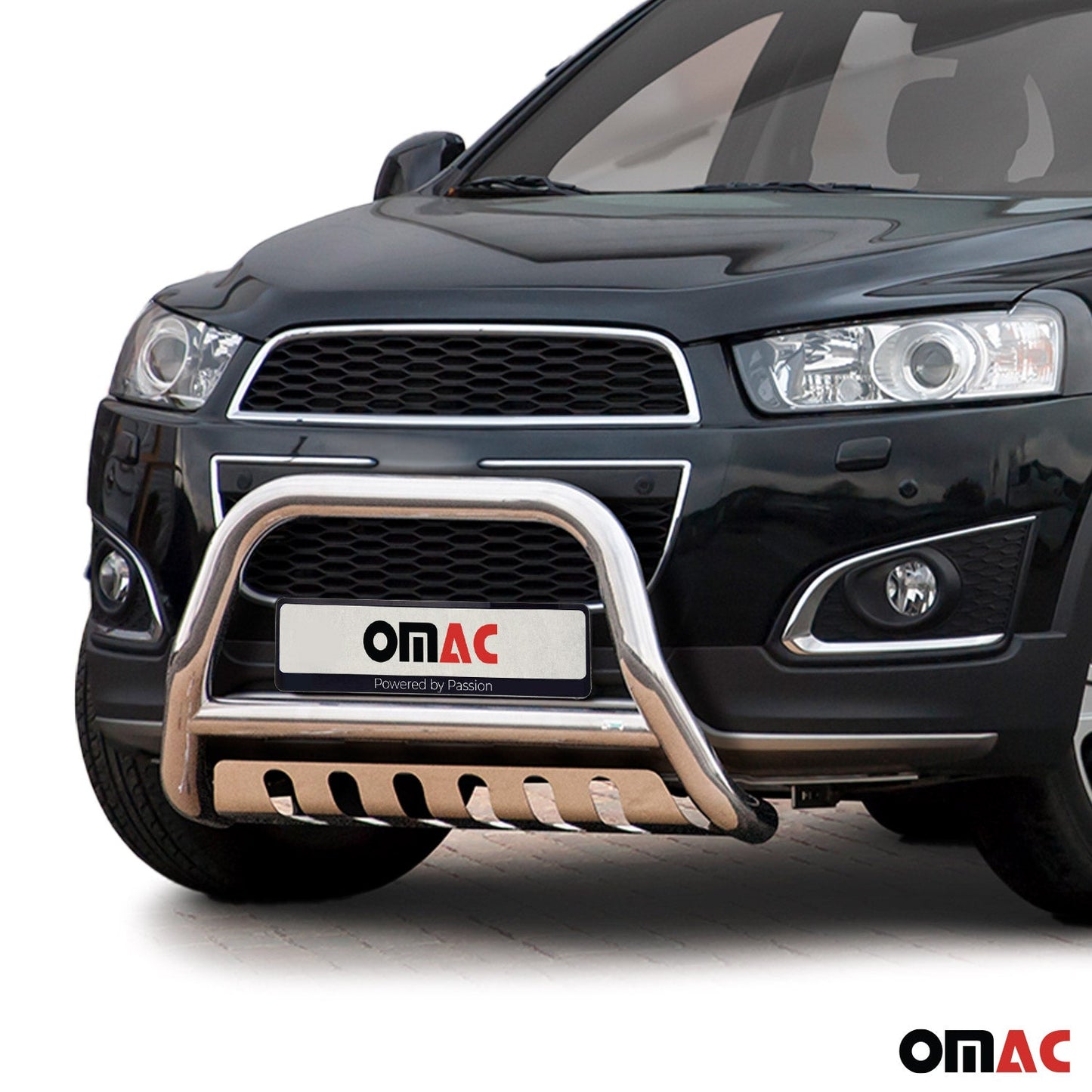 Bară de protecție/buton față pentru Chevrolet Captiva 2012-2015 cu ABE (omologare de tip germană) Oțel argintiu