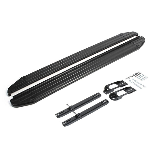 Trittbretter Seitenschweller für Nissan Juke 2010-2016 Alu Schwarz ABE