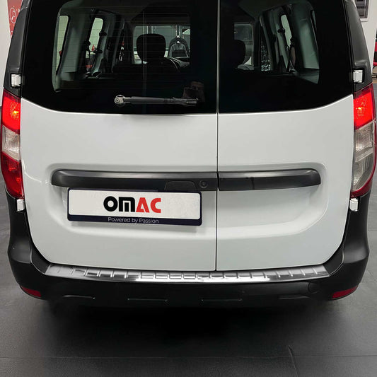 Ladekantenschutz Stoßstangenschutz für Dacia Dokker 2012-2024 Edelstahl Silber