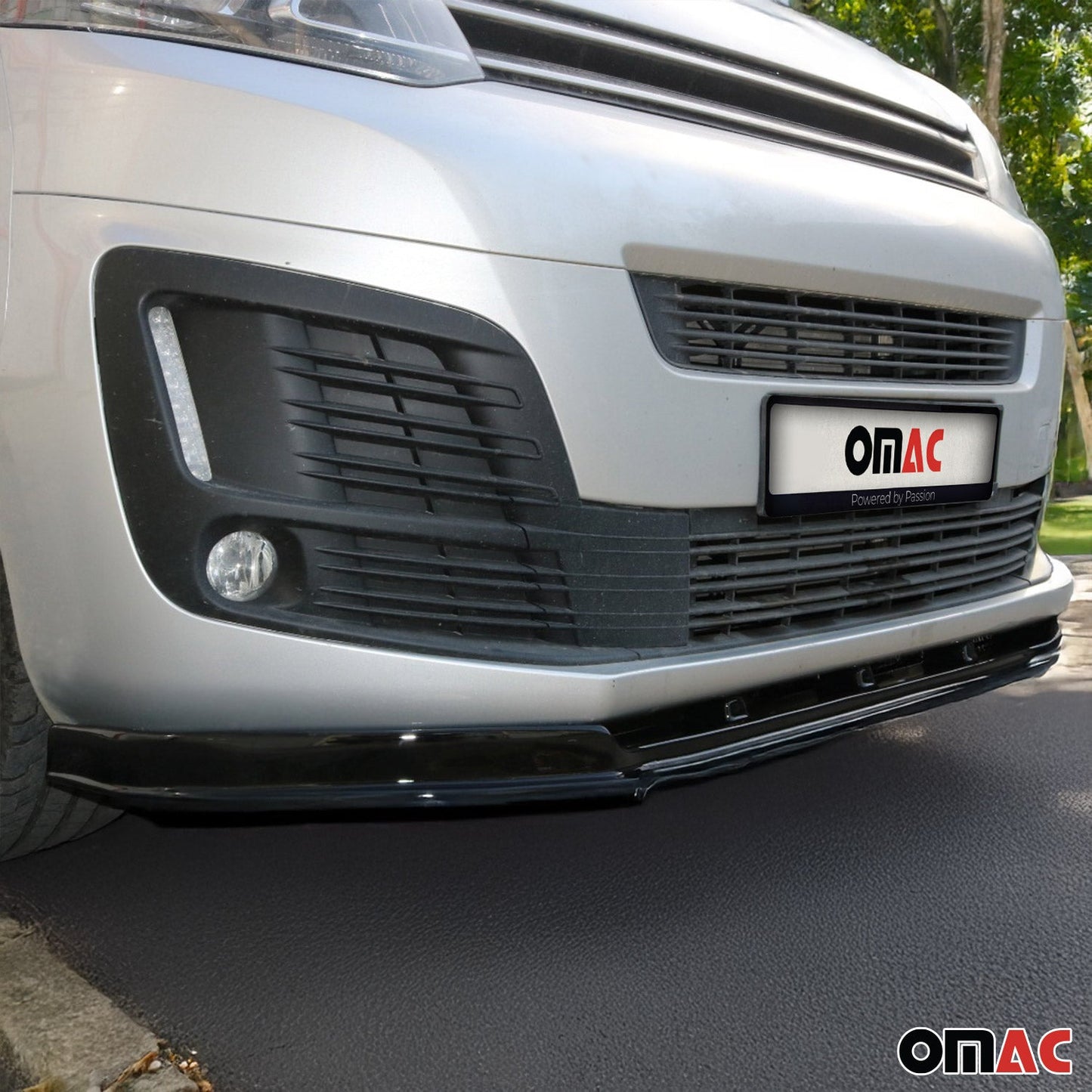 Frontspoiler Lippe Stoßstange Splitter für Citroen Jumpy 2016-2025 ABS Schwarz