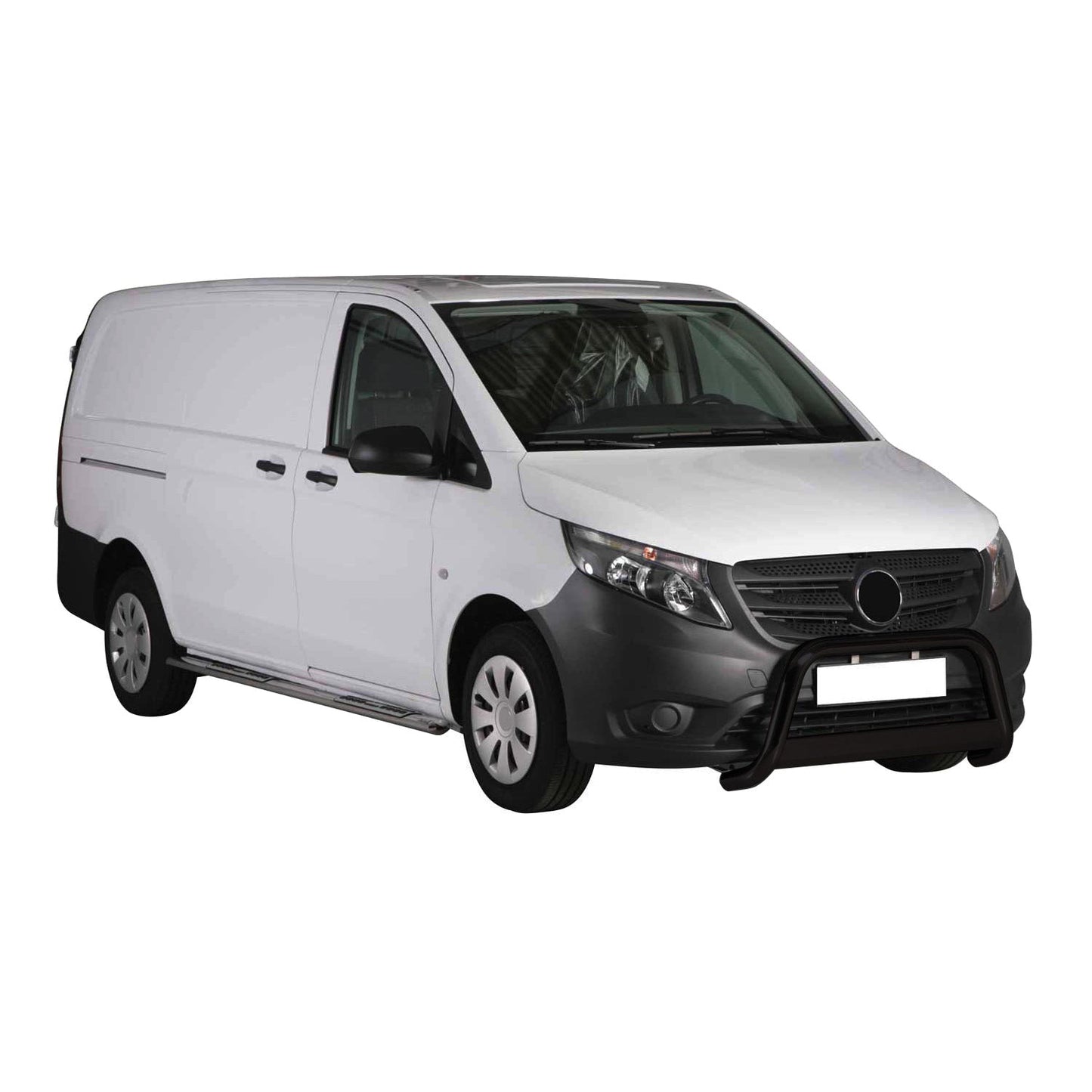 Bară de protecție/buton față pentru Mercedes Vito Viano 2015-2019 ø63 oțel negru