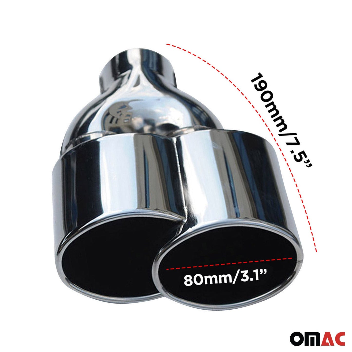 Auspuffblende Endrohr für Porsche 911 Edelstahl Chrom 1tlg