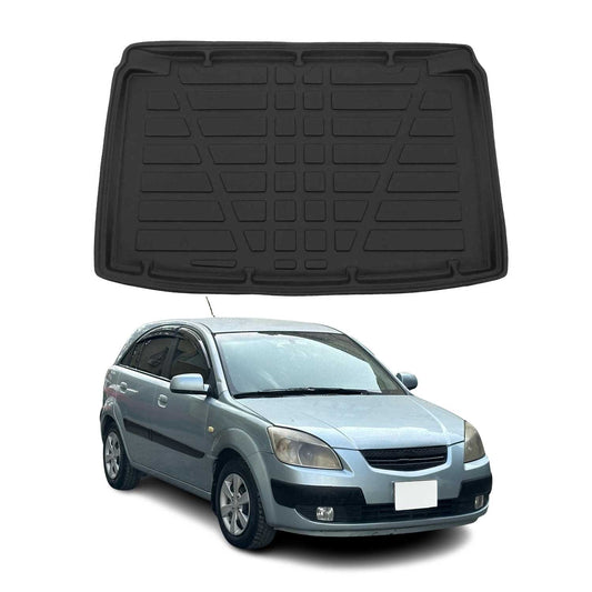 Kofferraumwanne Laderaumwanne für Kia Rio JB 2006-2011 Gummi TPE Schwarz