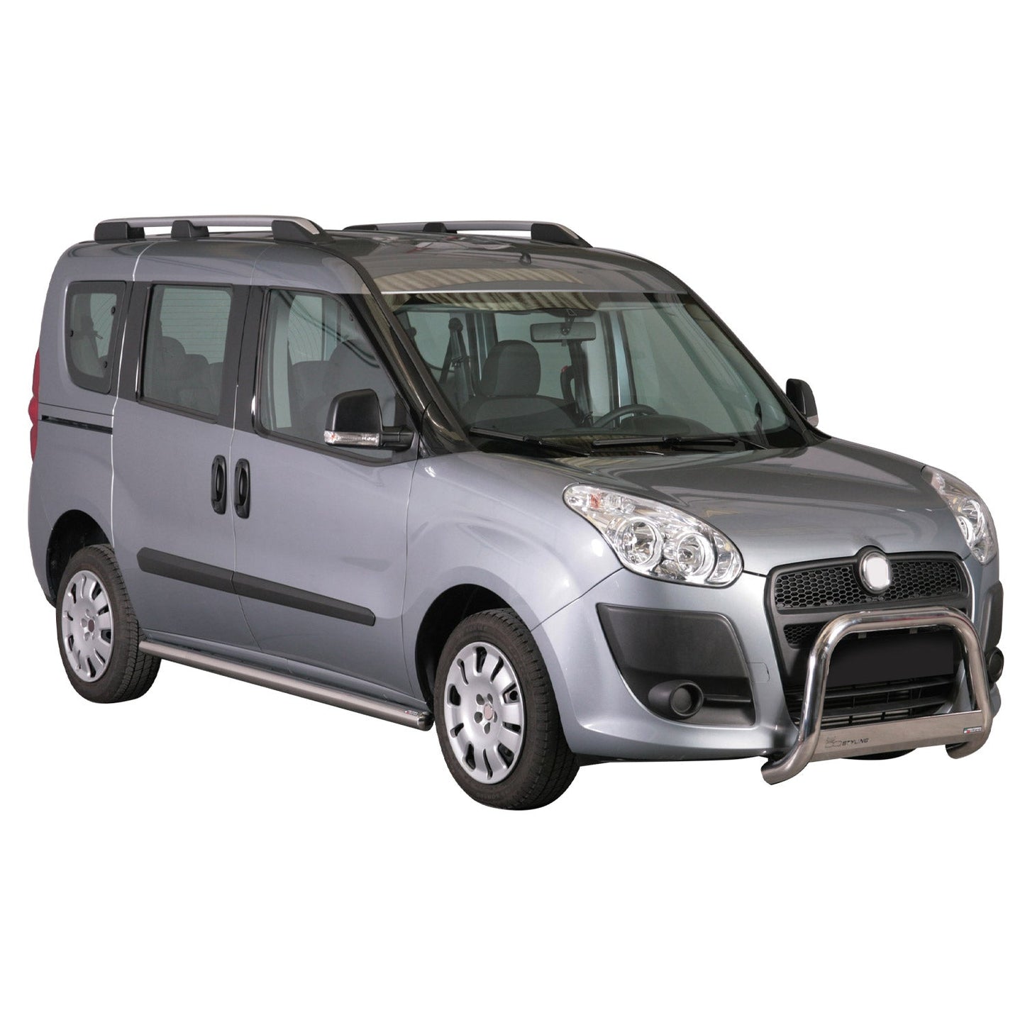 Frontbügel Frontschutzbügel für Fiat Doblò 2010-2015 ø63mm Stahl Silber Schutz