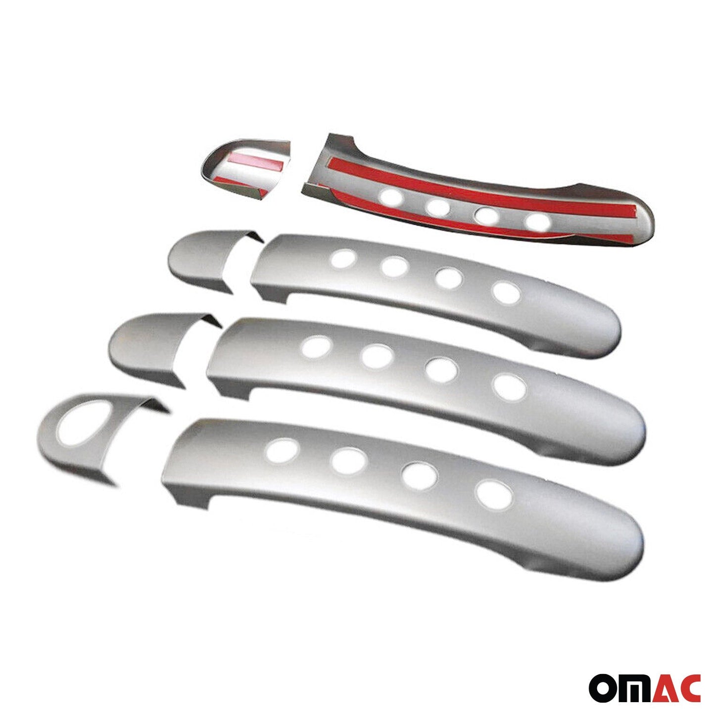 Türgriff Blende Türgriffkappen für Seat Altea / Altea XL 2004-15 4-Tür Edelstahl