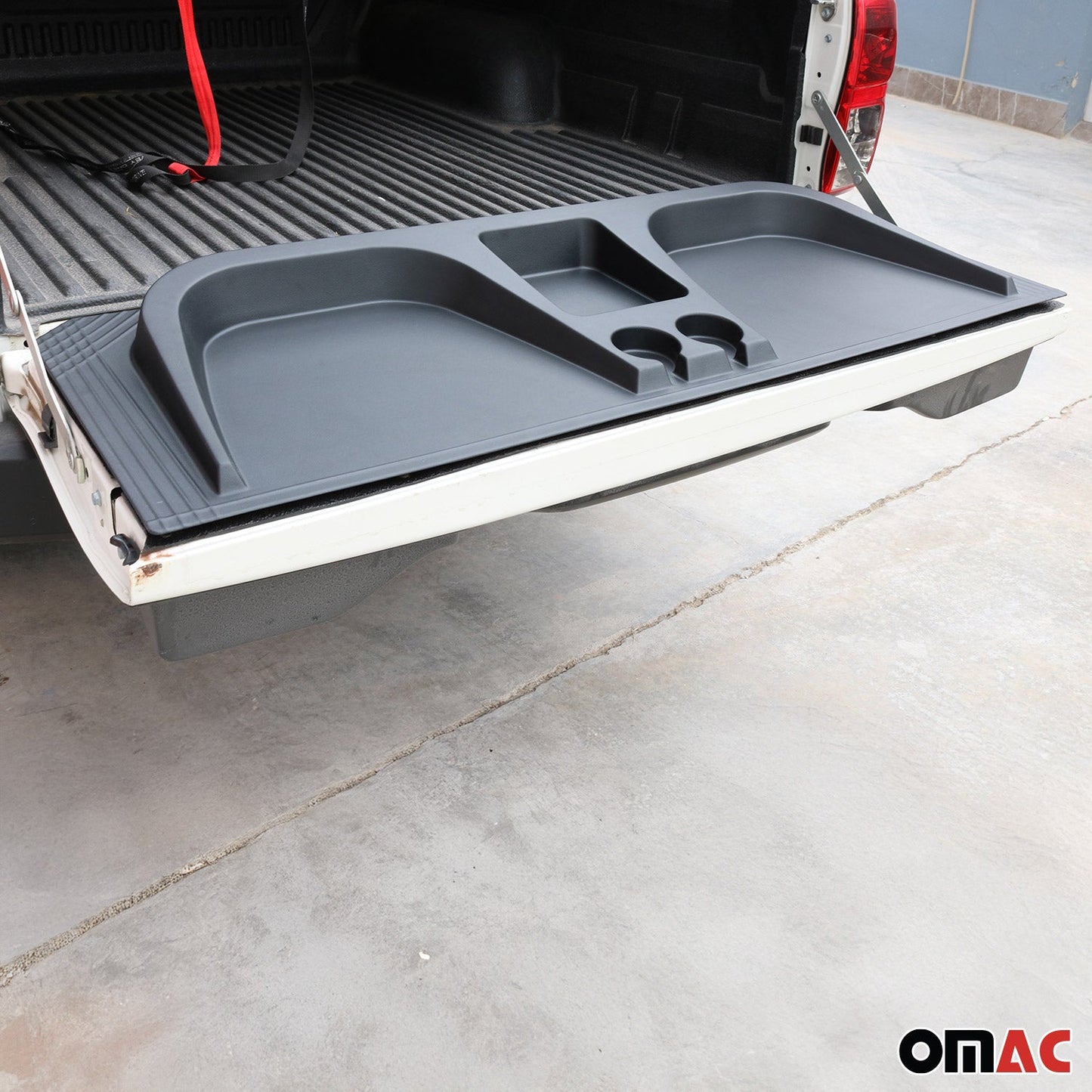 Universal Truck pickup Heckklappensitz Sitzbank mit Getränkehalter Camping