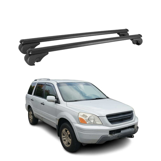 Dachträger für Honda Pilot 2002-2015 Gepäckträger Grundträger Alu Schwarz 2x