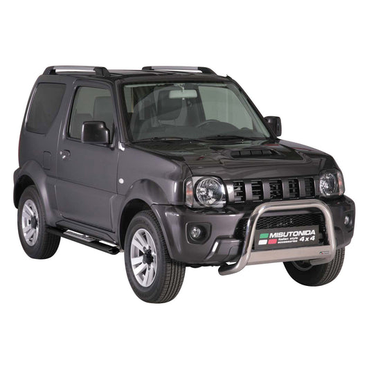 Praguri/praguri laterale din oțel inoxidabil pentru Suzuki Jimny 2012-2017, negre