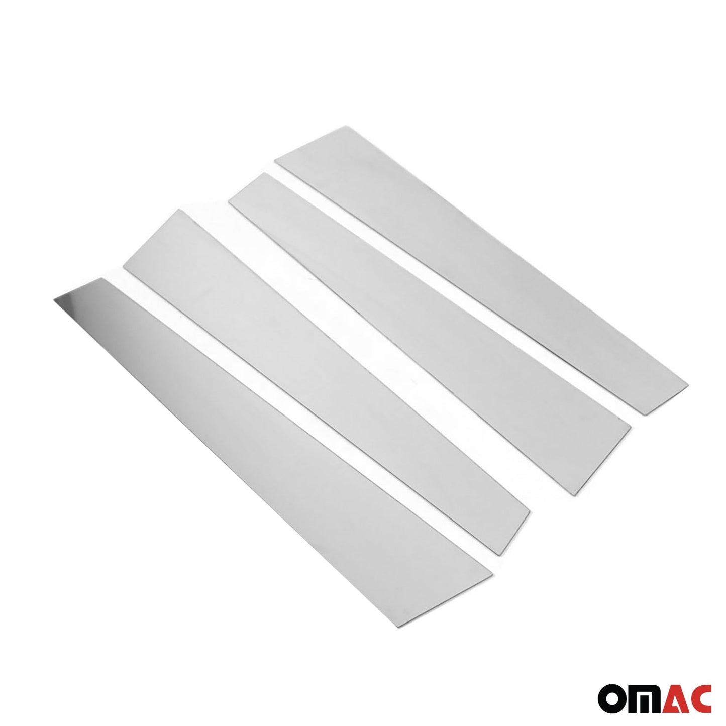 B-Säule Türsäulen Verkleidung für Hyundai Accent 2010-2017 Edelstahl Silber 4tlg