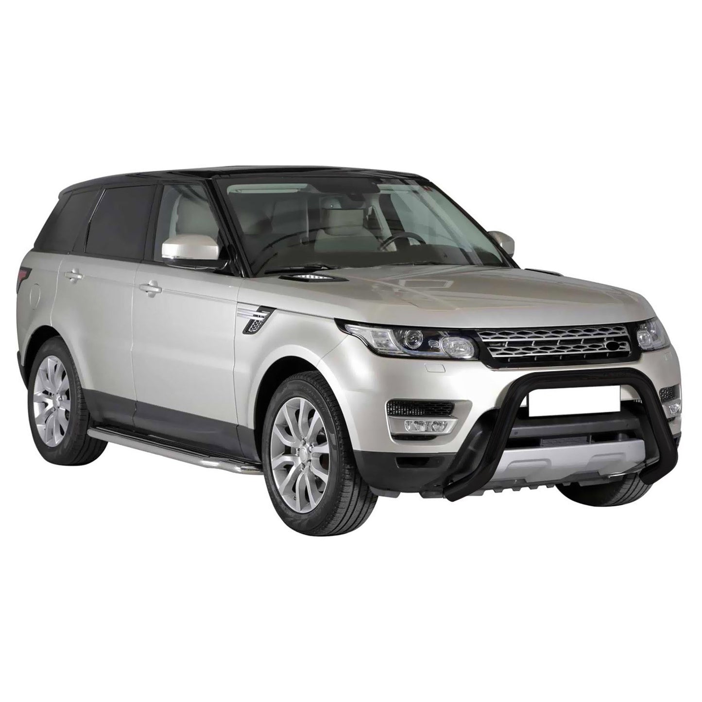Bară de protecție/buton față pentru Range Rover Sport 2014-2017, ø76mm, oțel, negru