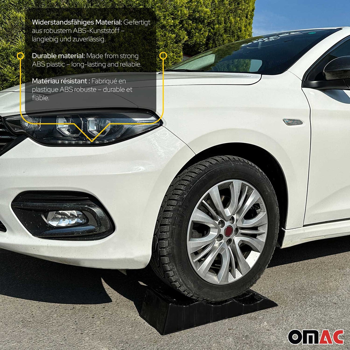 Auffahrrampen Set KFZ-Rampen bis 3.5 Tonnen Tragkraft Rutschfeste Auto Rampe