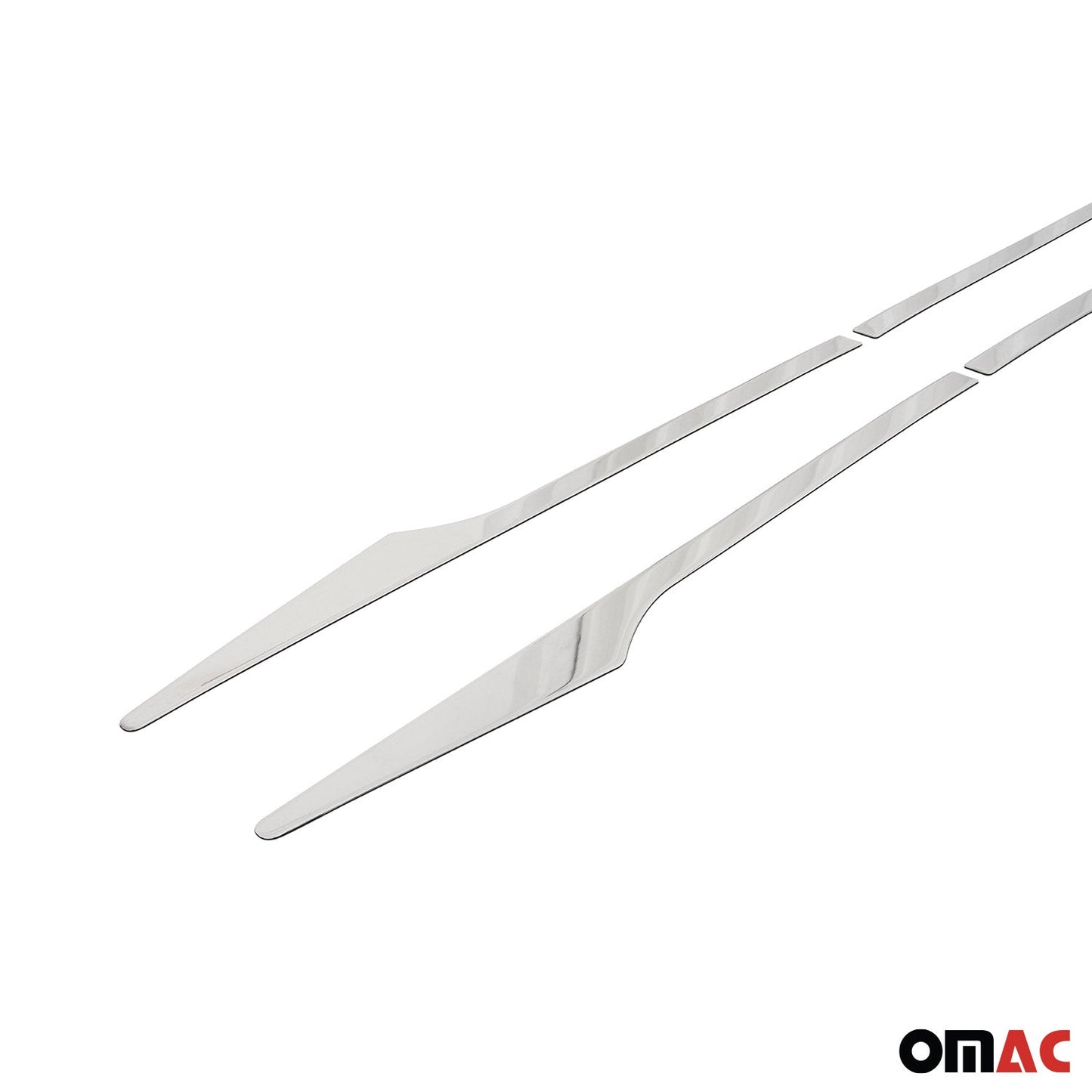 Benzi laterale de protecție pentru uși Hyundai i20 III 2020-2025, oțel inoxidabil, 4 buc.