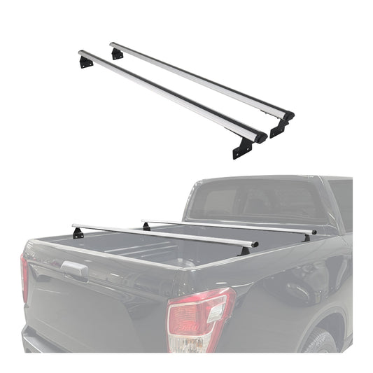 Dachträger Ladeflächenträger für Ford Ranger Wildtrack 2022-2024 Alu Silber 2x