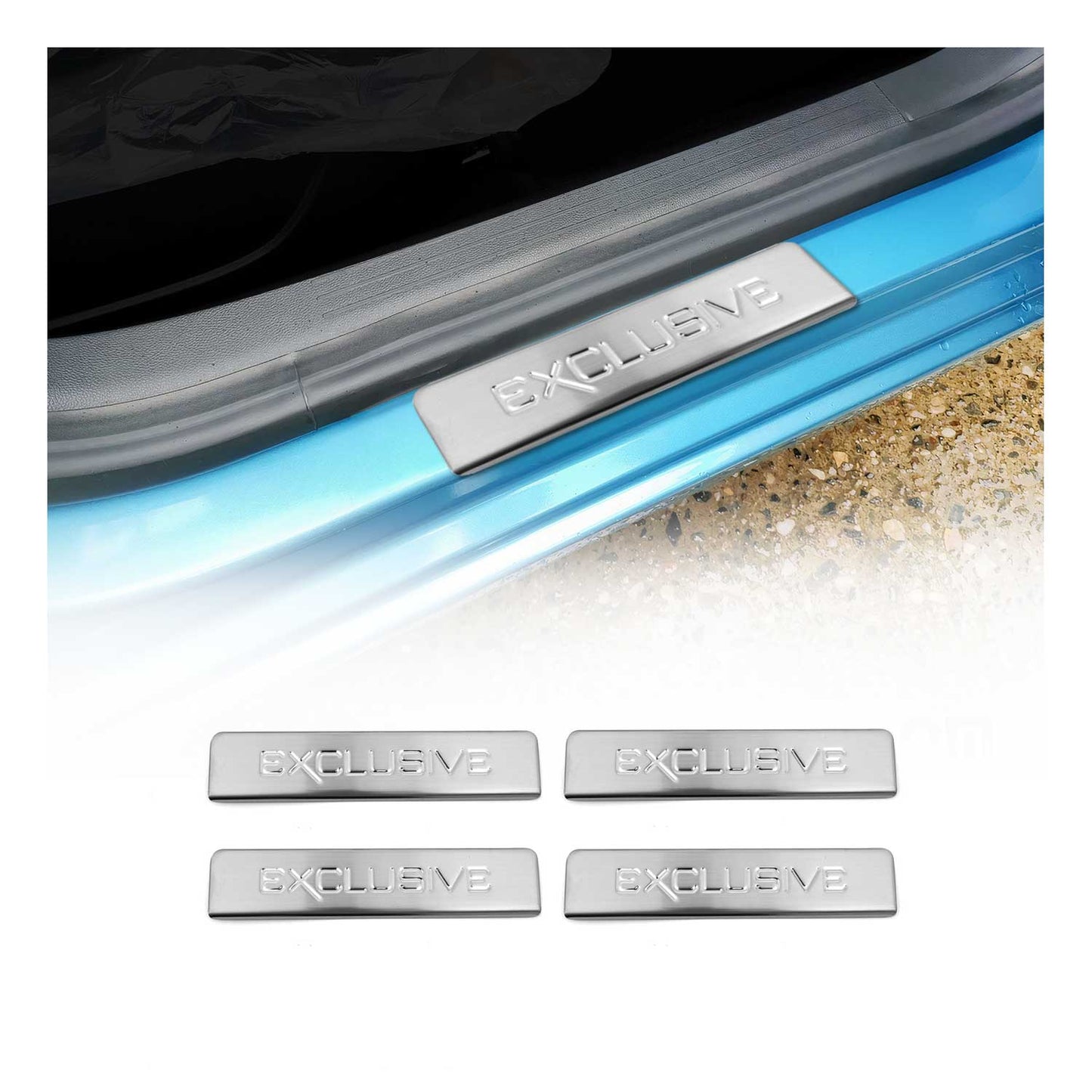 Einstiegsleisten Türschutzleisten für Peugeot 508 2010-2018 Edelstahl 4tlg