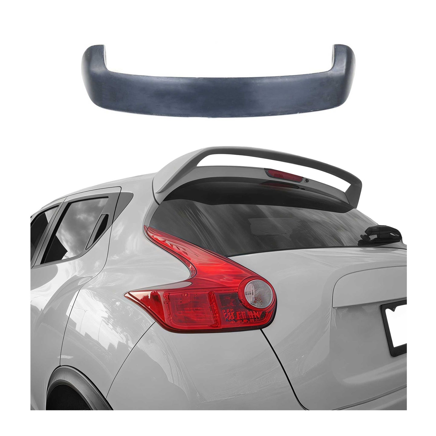 Heckspoiler Dachspoiler für Nissan Juke 2010-2019 Heckflügel Tuning Grundiert