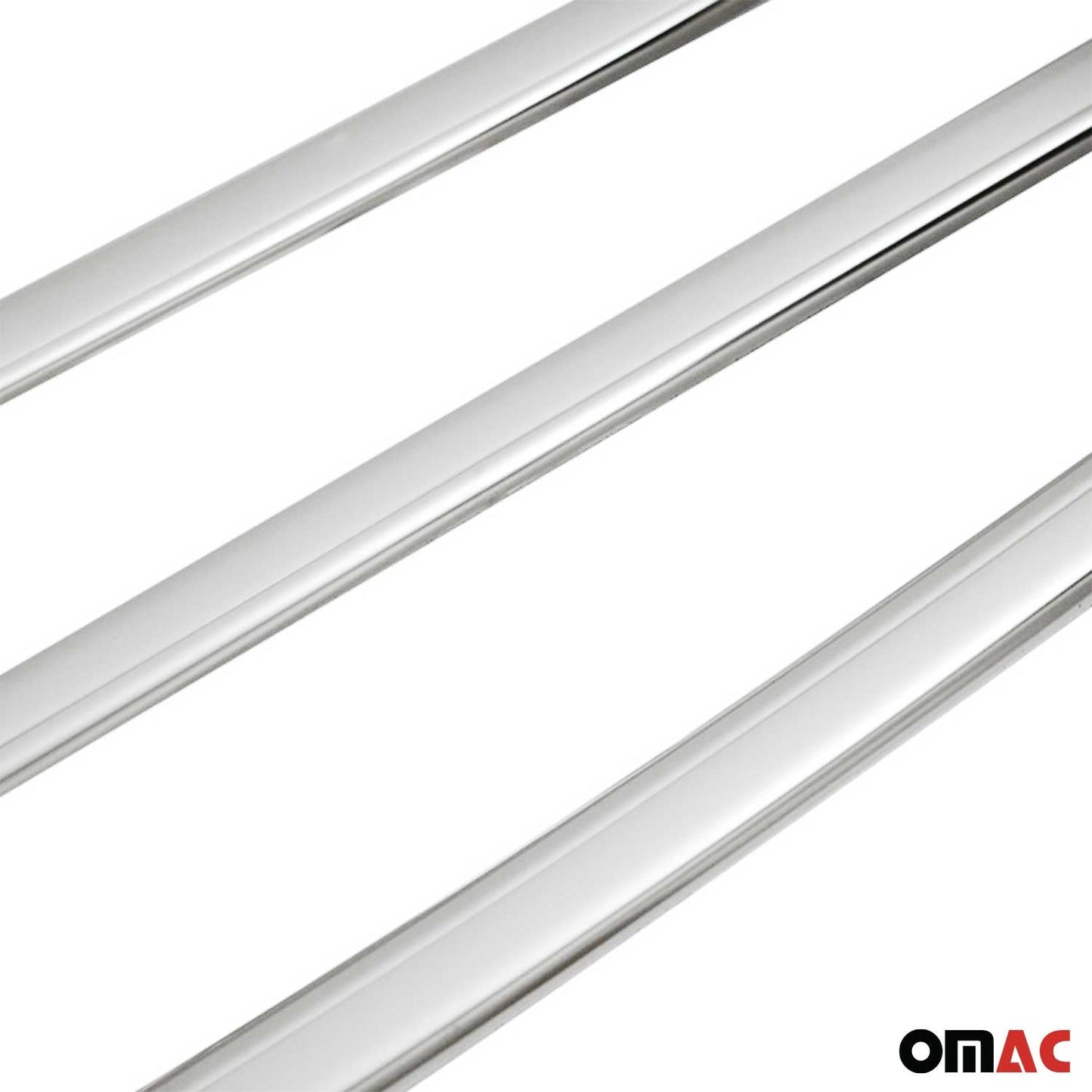 Benzi decorative pentru geamuri Peugeot 3008 2016-2025, oțel inoxidabil cromat, 8 bucăți