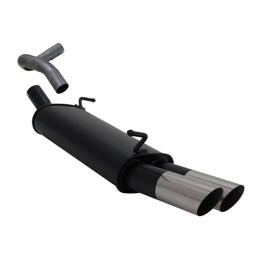 Novus Sportauspuff für Seat Ibiza 6L 2x76mm MS-Design Endschalldämpfer