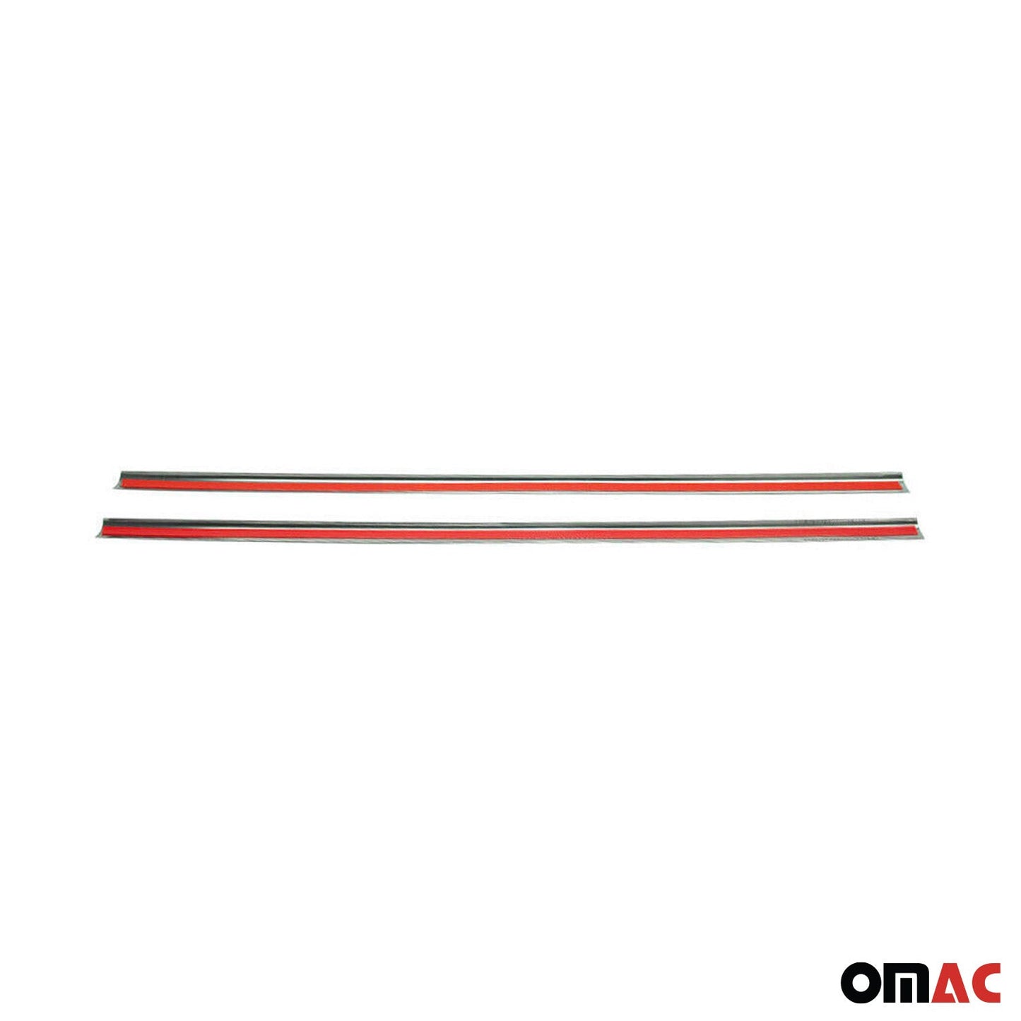 Benzi decorative pentru geamuri Renault Kangoo 2008-2020, oțel inoxidabil cromat, set 2 piese
