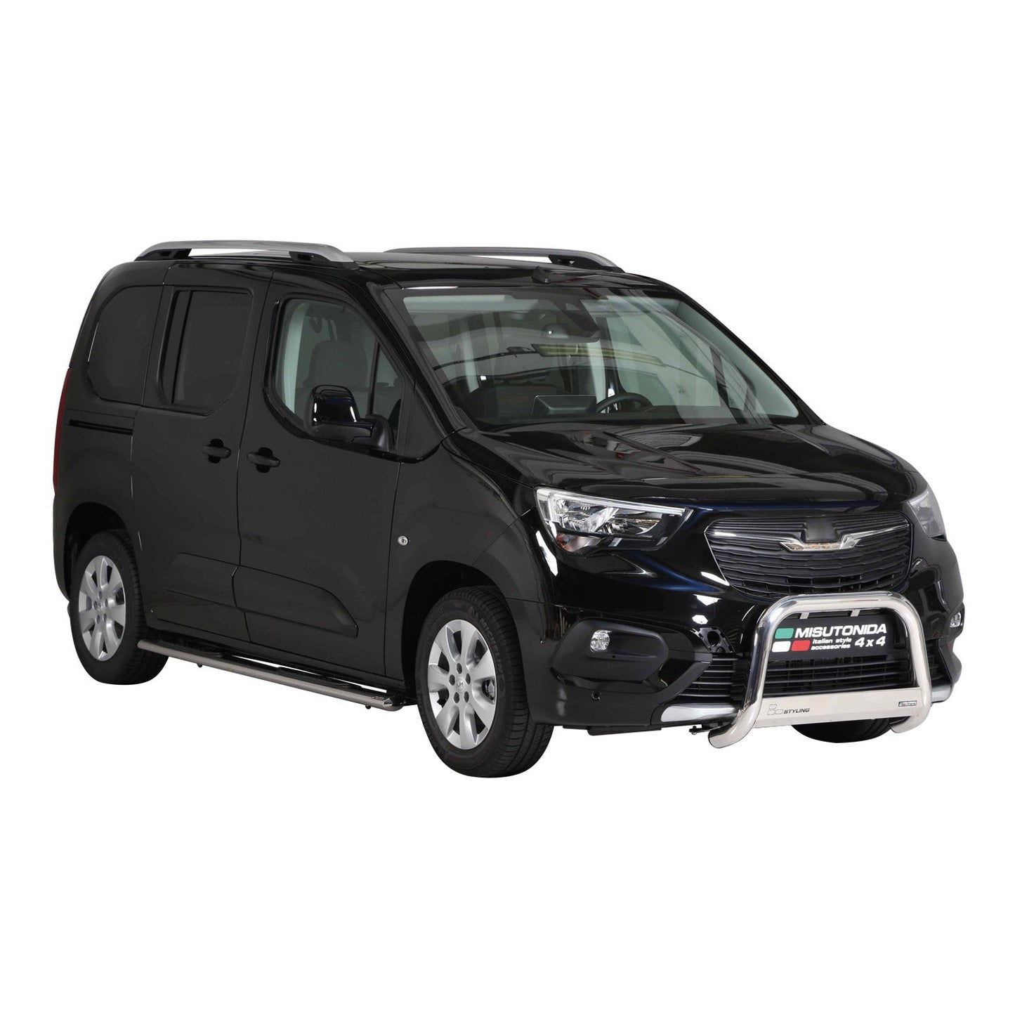 Frontbügel Frontschutzbügel für Opel Combo 2018-2025 ø63mm Stahl Silber Schutz