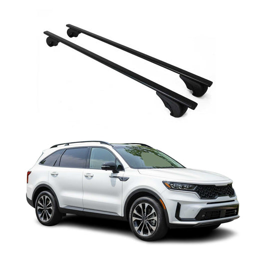 Portbagaj de plafon pentru Kia Sorento MQ4 X Line 2021-2025 75kg negru metalic