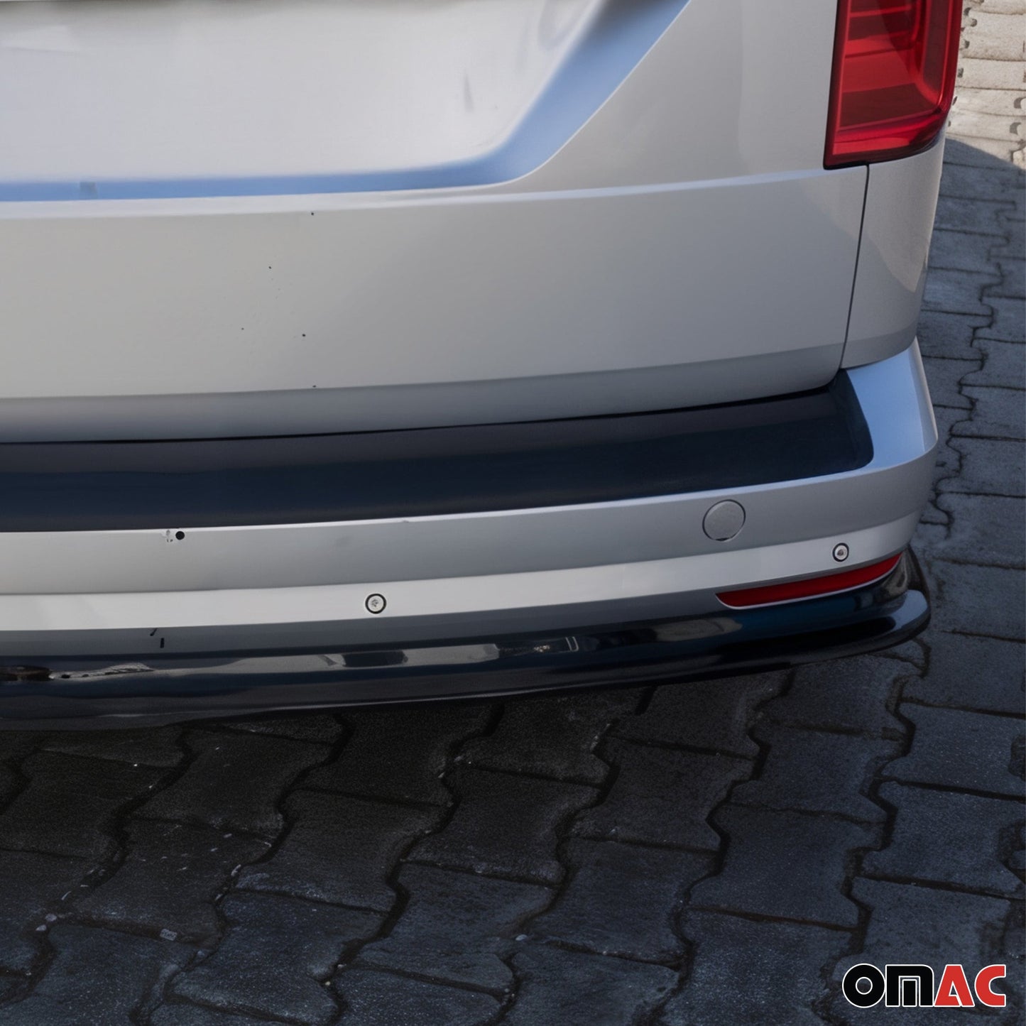 Difuzor spate pentru bara de protecție spate pentru VW Caddy 2015-2020 ABS negru 1 buc.