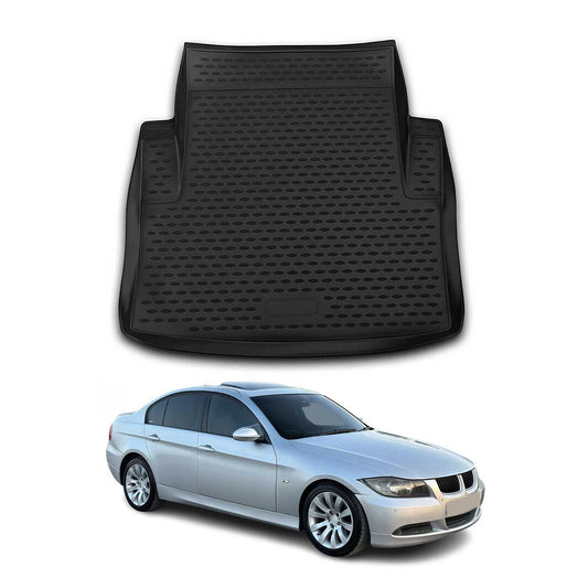 Covoraș portbagaj/tapițerie portbagaj pentru BMW Seria 3 E90 Sedan 2004-2011, cauciuc TPE
