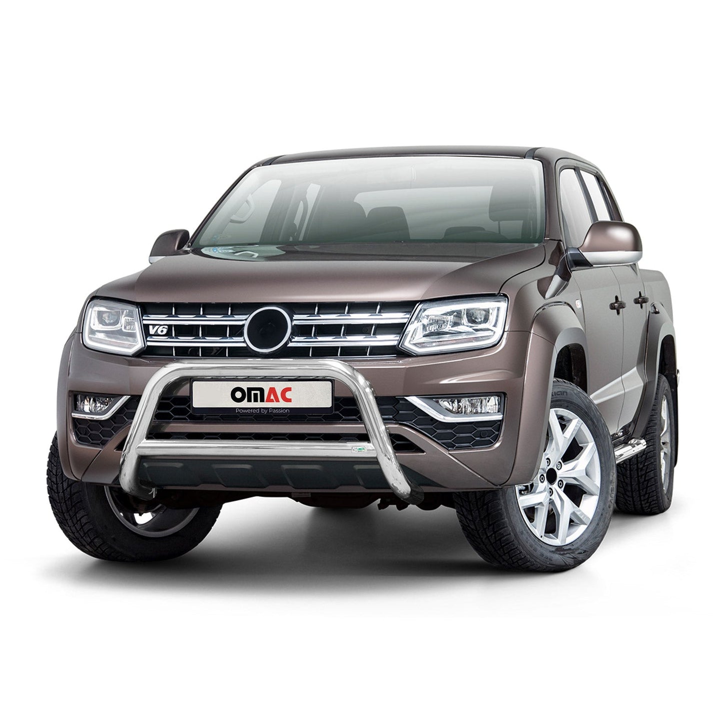 Bară de protecție față pentru VW Amarok 2016-2021 cu ABE (omologare de tip germană) Oțel Argintiu