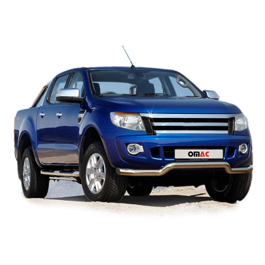 Bară de protecție față, bară de protecție față pentru Ford Ranger 2007-2012, oțel, omologat ABE, argintiu