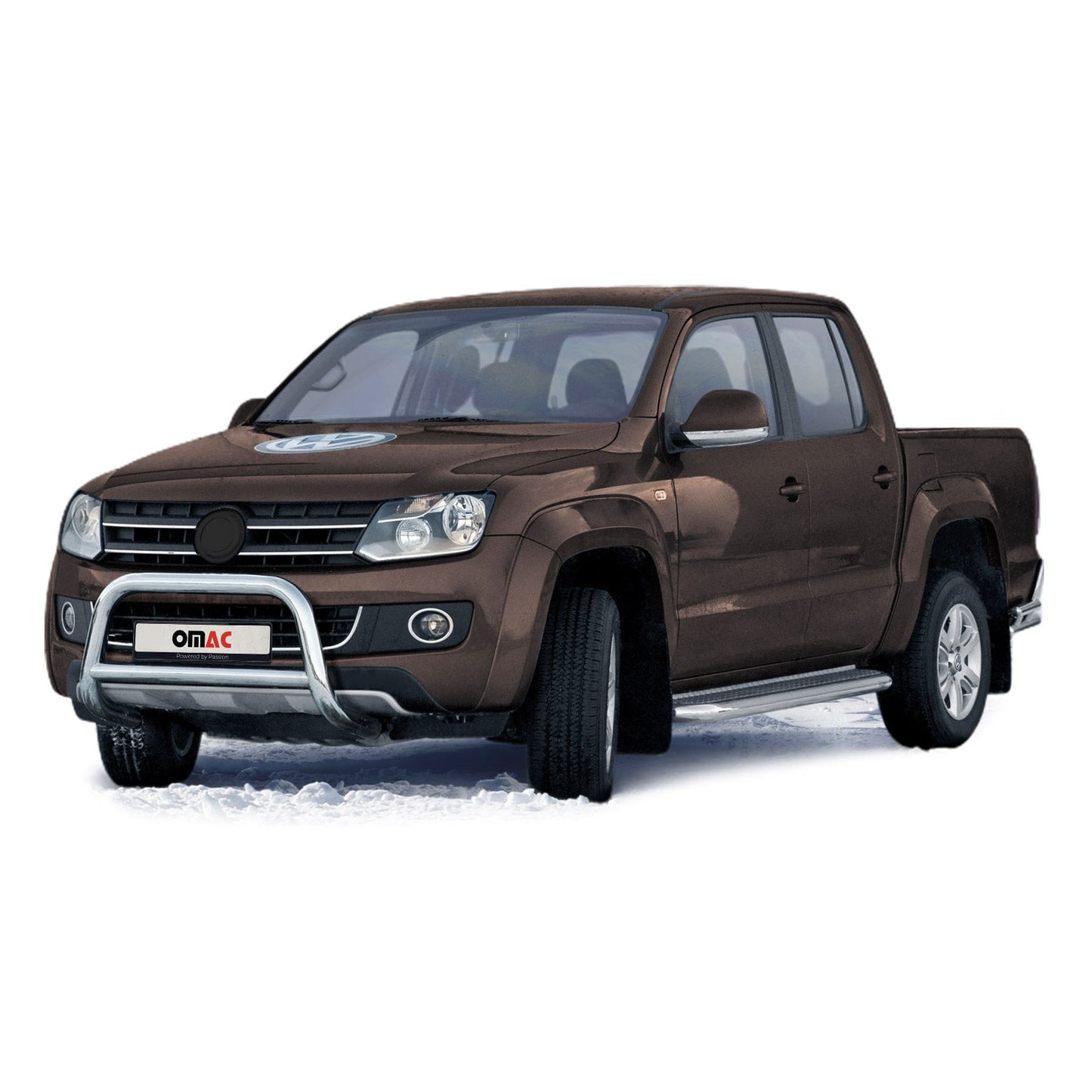 Bară de protecție față pentru VW Amarok 2009-2016 cu ABE (omologare de tip germană) Oțel Argintiu