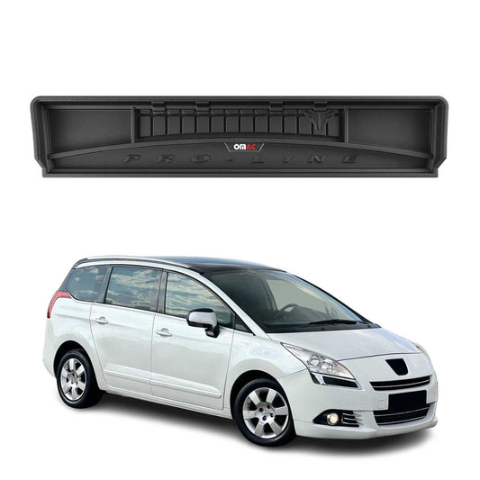OMAC Gummi Kofferraumwanne für Peugeot 5008 2009-2017 Nicht Klappbare Schwarz
