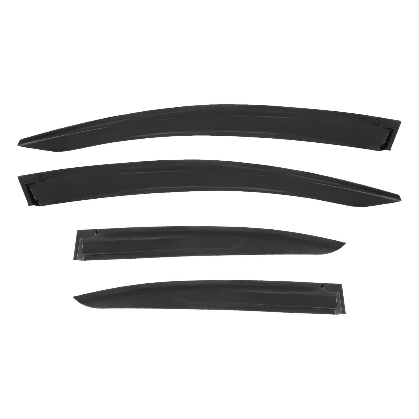 4x Windabweiser Regenabweiser für Honda Civic Stufenheck 2011-2017 Acryl Dunkel