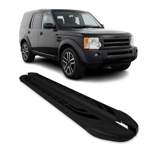 Trittbretter Seitenschweller für Land Rover Discovery 2005-2009 Alu Schwarz