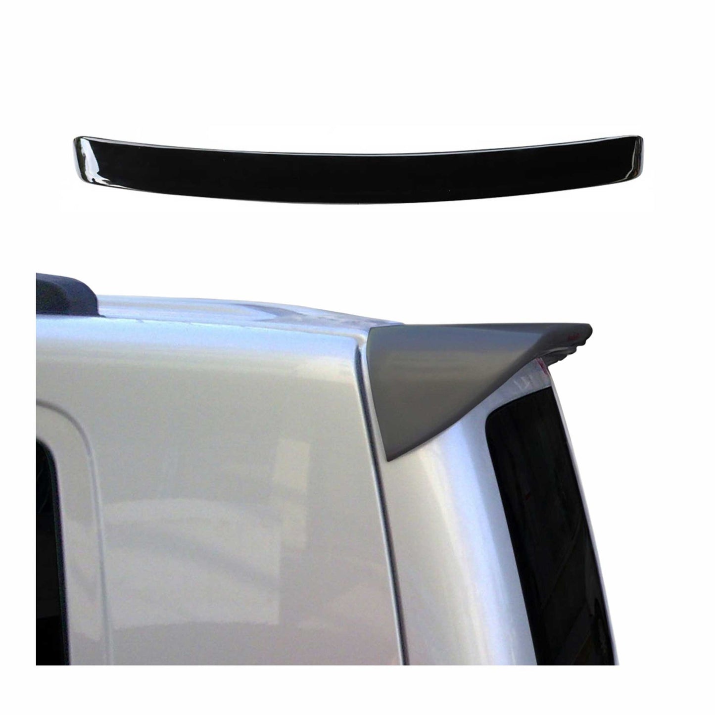 Heckspoiler Dachspoiler für VW T5 2003-2015 Lackiert Schwarz ABS