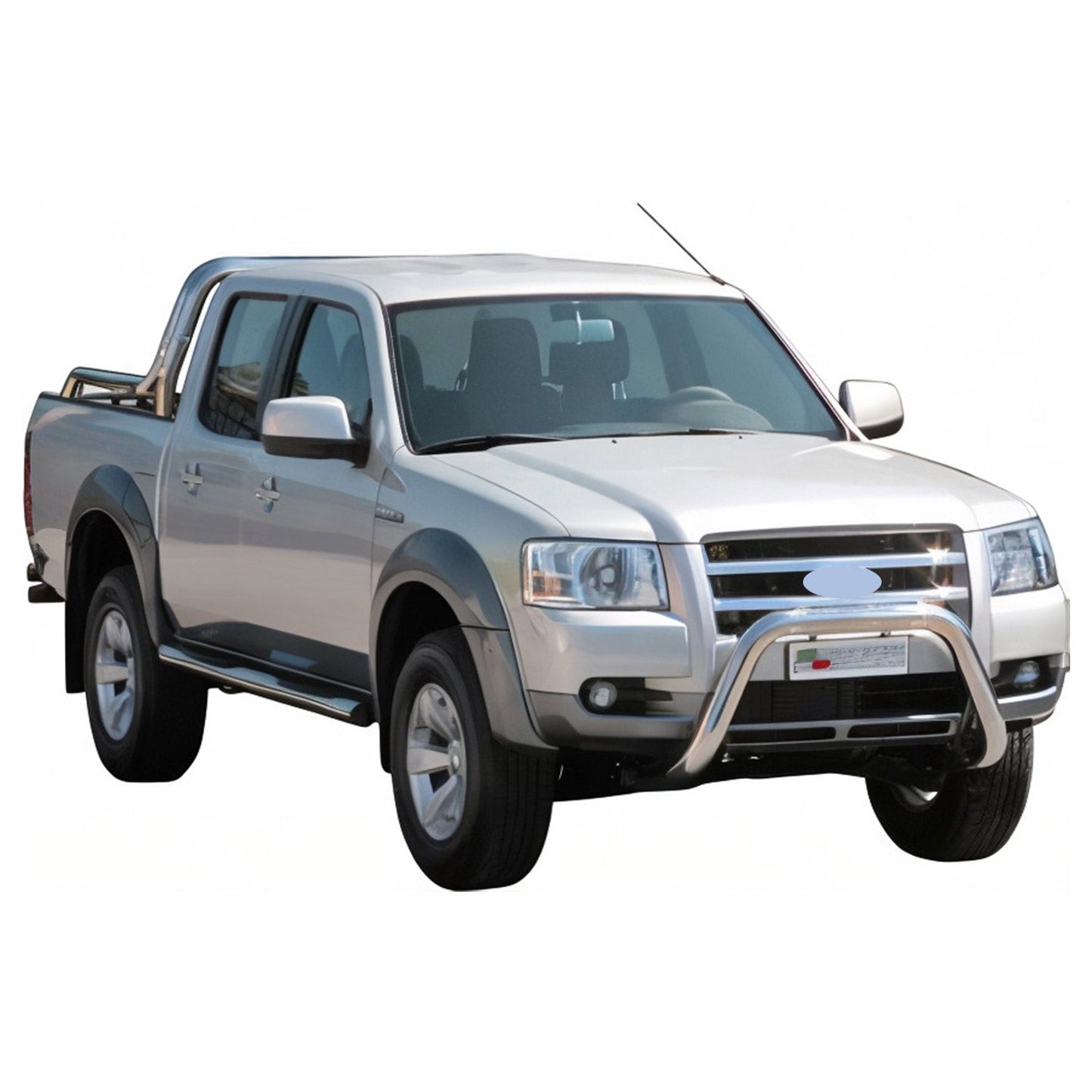 Frontbügel Frontschutzbügel für Ford Ranger 2007-2009 ø76mm Stahl Silber Schutz
