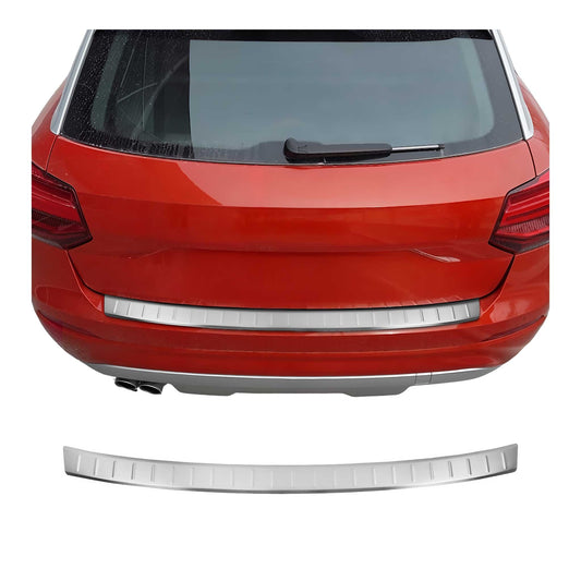 Ladekantenschutz Stoßstangenschutz für Audi Q2 2016-20 PreFL Edelstahl Gebürstet