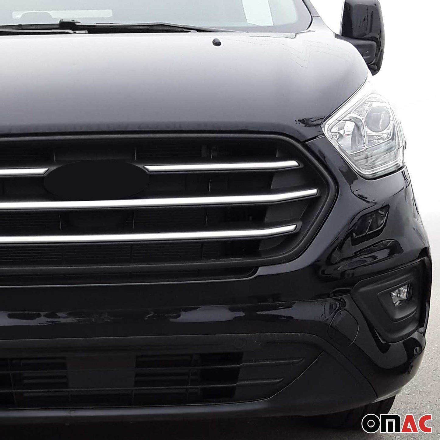 Benzi decorative grilă auto pentru Ford Tourneo Connect 2015-2021, cromate, 4x