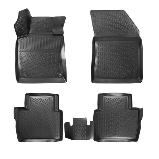 2018-2025 Peugeot 508 Stufenheck Fußmatten Zuschneidbar TPE Schwarz 4 tlg