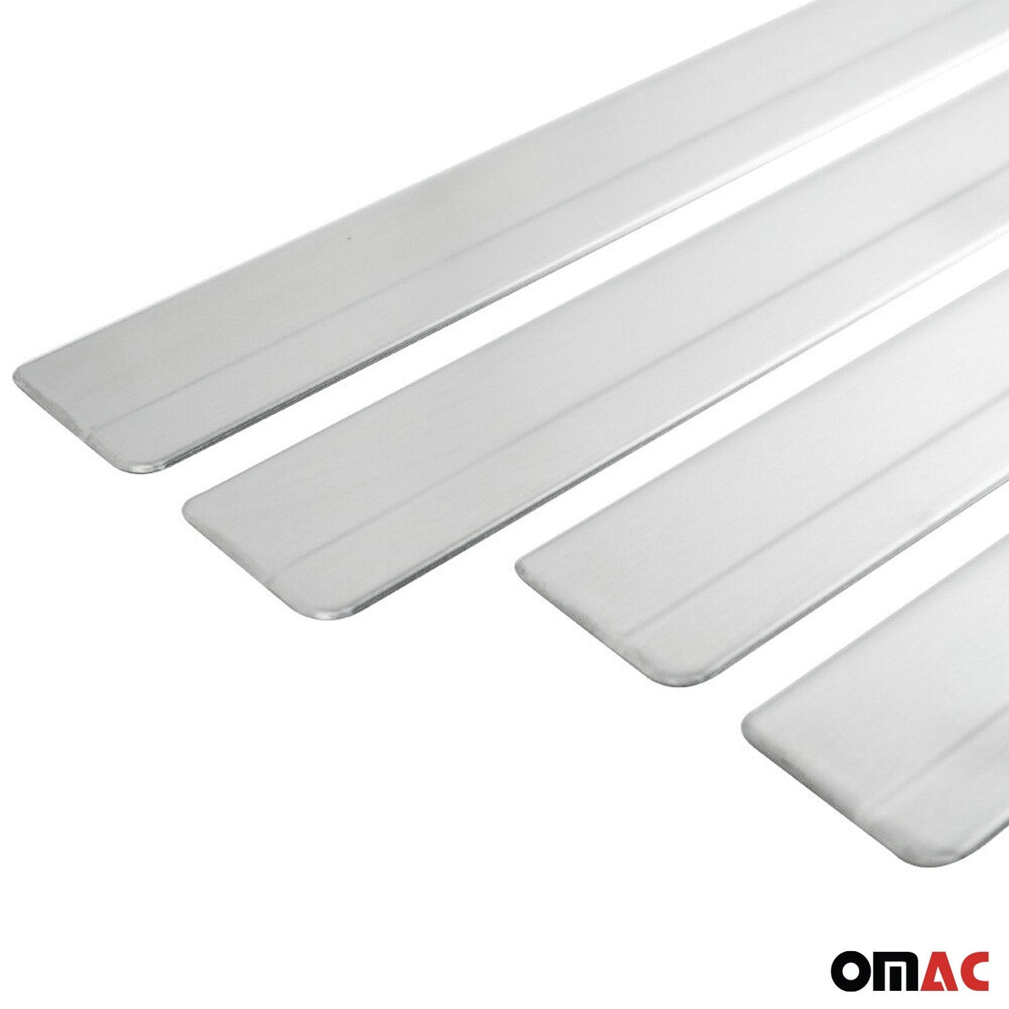 Ornamente prag ușă pentru VW Polo 1994-2001, oțel inoxidabil, argintiu, 4 bucăți