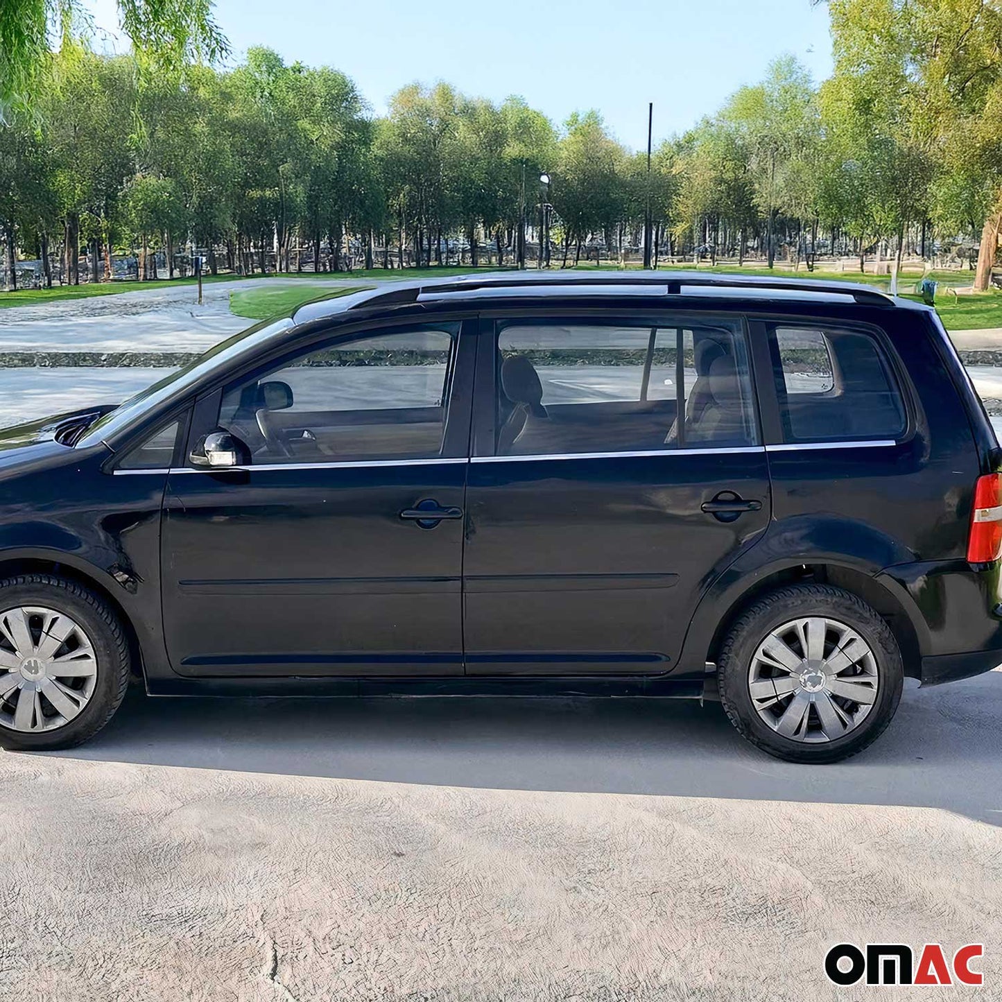 Fensterleisten Zierleisten für VW Touran 2003-2010 Edelstahl Chrom 8tlg