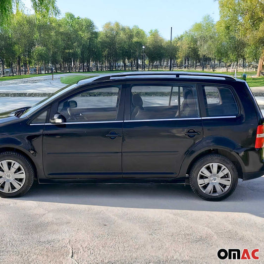 Fensterleisten Zierleisten für VW Touran 2003-2010 Edelstahl Chrom 8tlg