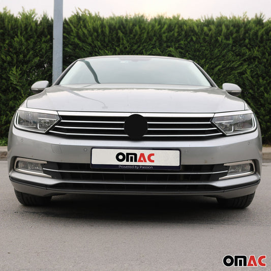 Kofferraumleiste Heckklappe Leiste für VW Passat 2014-2019 Edelstahl Dunkel 3tlg