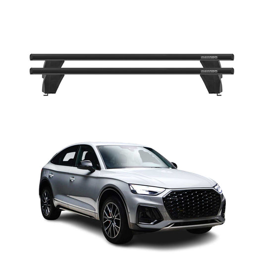 Menabo Dachträger Grundtäger für Audi Q5 Sportback 2021-2024 75kg Alu Schwarz 2x