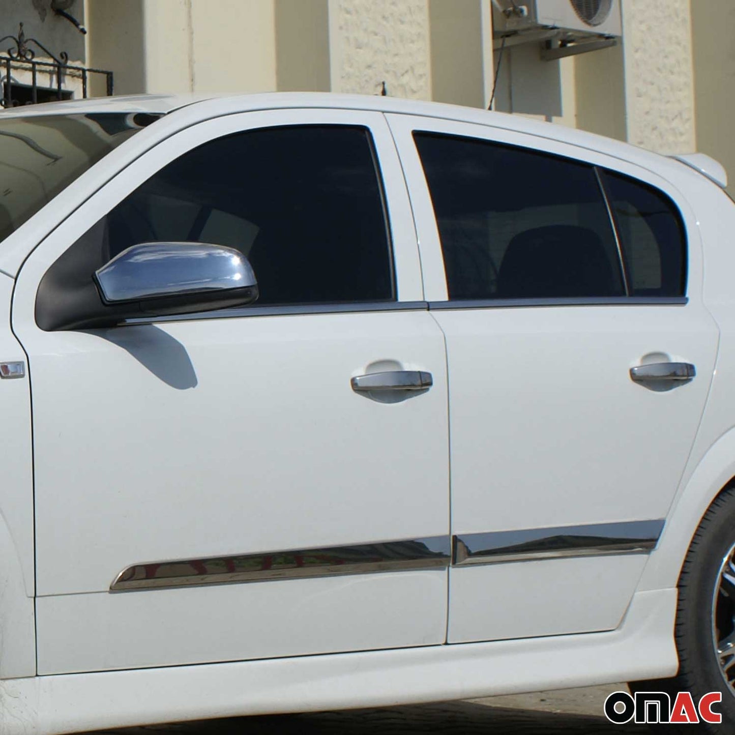 Fensterleisten Zierleisten für Opel Astra H 2009-2013 Edelstahl Chrom 4tlg