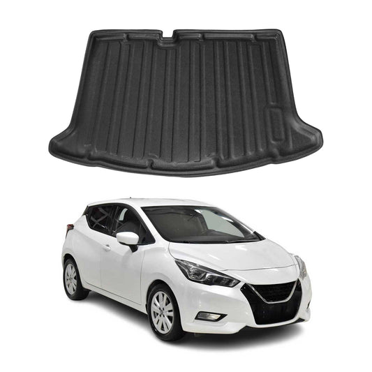 Kofferraumwanne Laderaumwanne für Nissan Micra K14 2017-2025 Gummi TPE Schwarz
