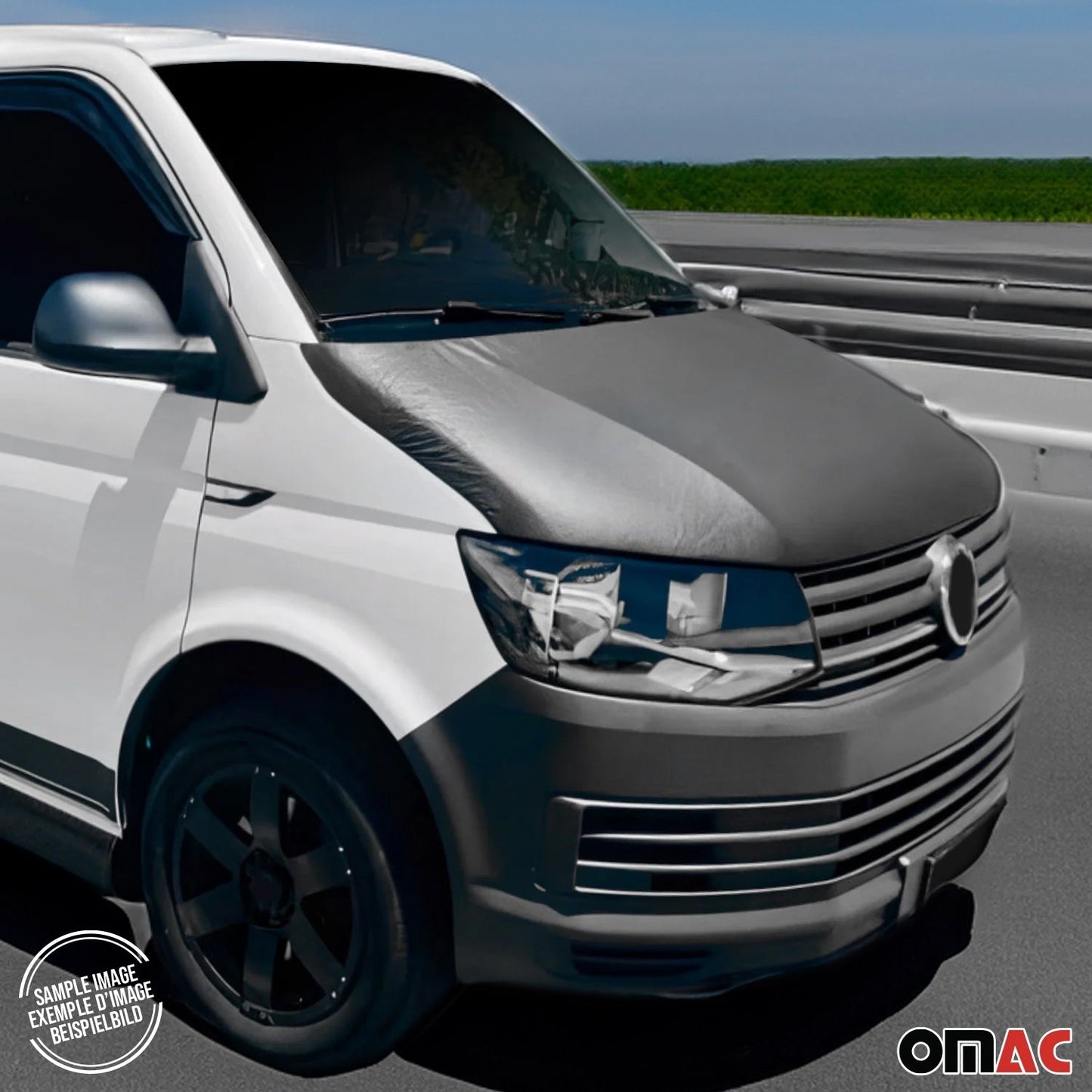 Protecție capotă anti-ciobituri pentru Mercedes Sprinter, neagră, 1 buc.