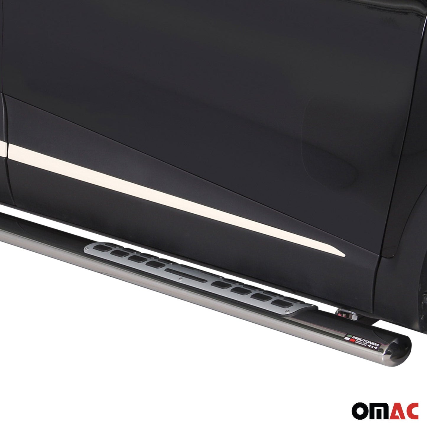 Edelstahl Seitenschweller Schwellerrohre für Renault Captur 2013-2017 Silber