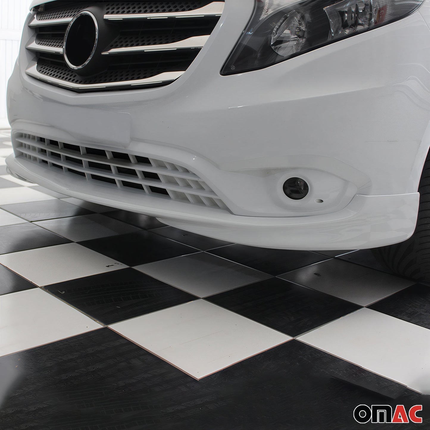 Stoßstange Front Spoiler Lipe für Mercedes Vito W447 2014-2025 ABS Grundiert